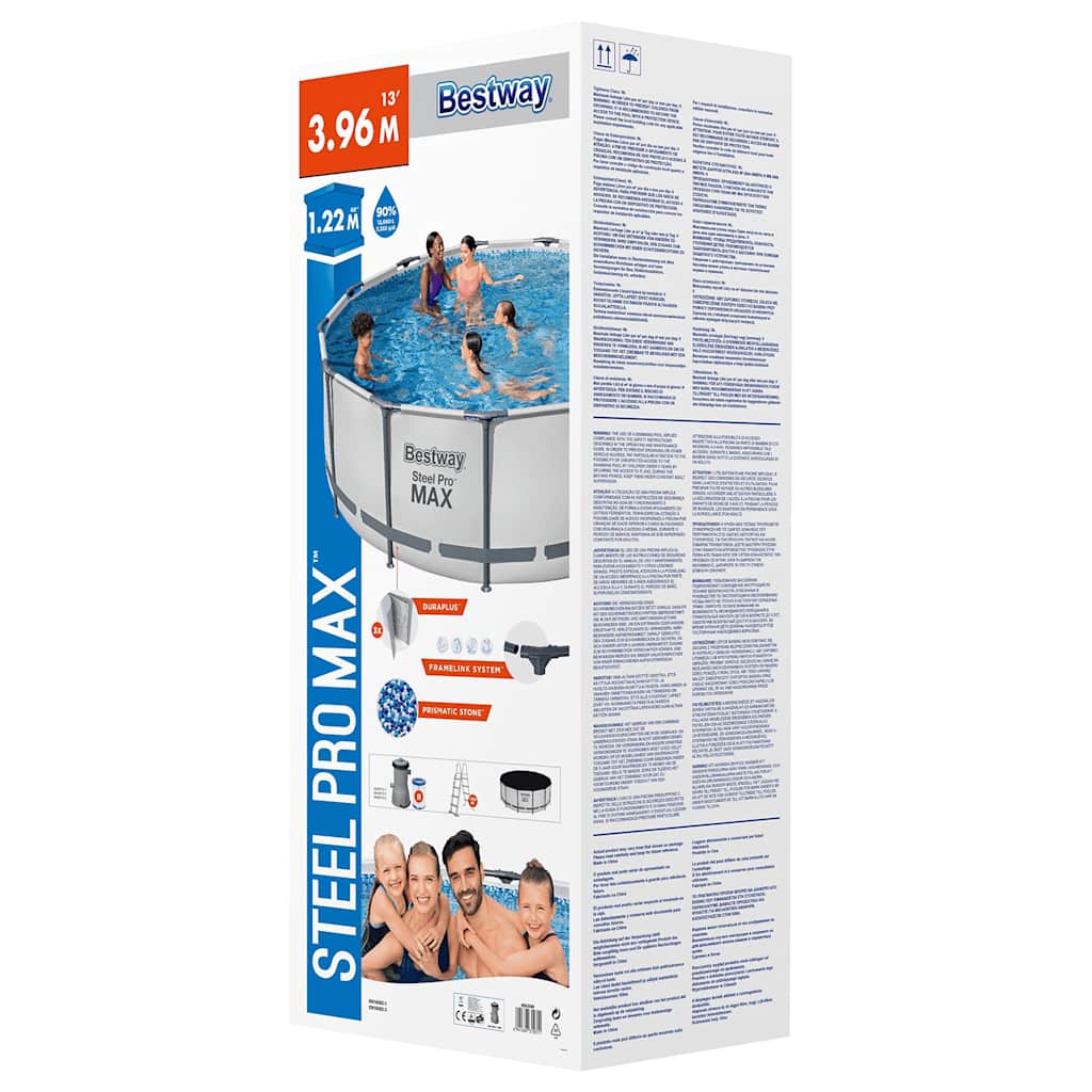 Steel Pro MAX Rund Pool-Set 396x122 cm