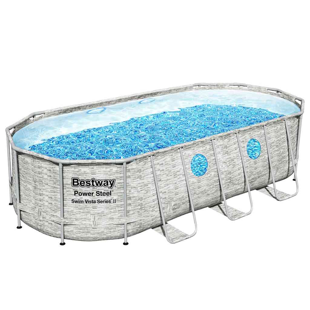 Power Steel Swim Vista Series Pool Set 549x274x122 cm