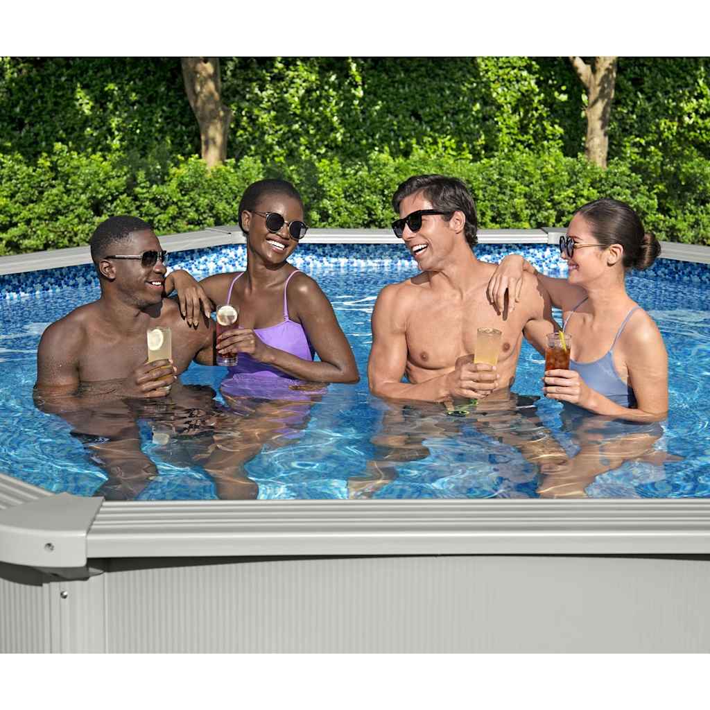 Hydrium Oberirdisches Frame-Pool Rund 360x120 cm