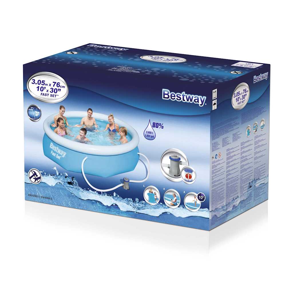 Swimmingpool-Set Fast Set 305x76 cm 57270
