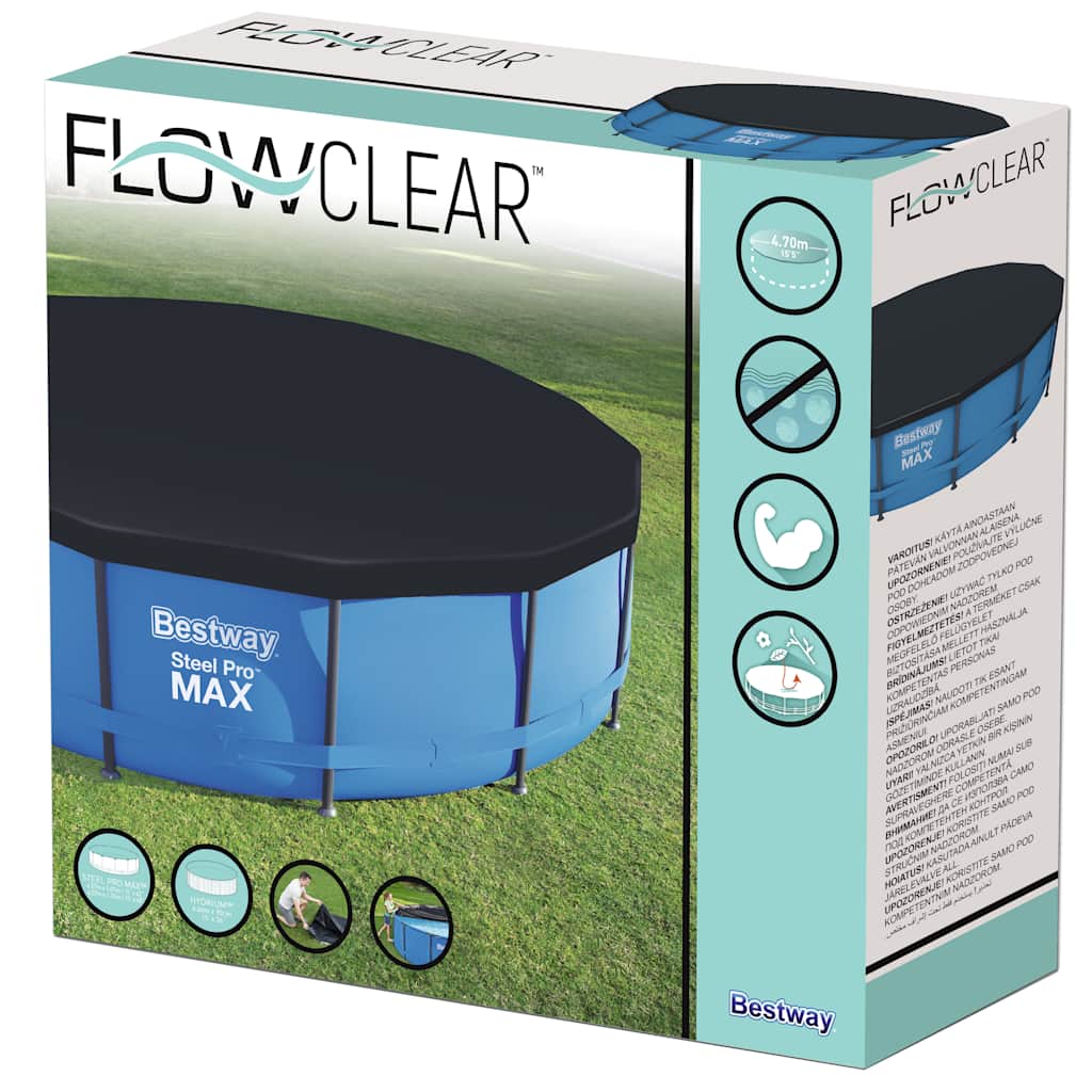 Poolabdeckung Flowclear 457 cm