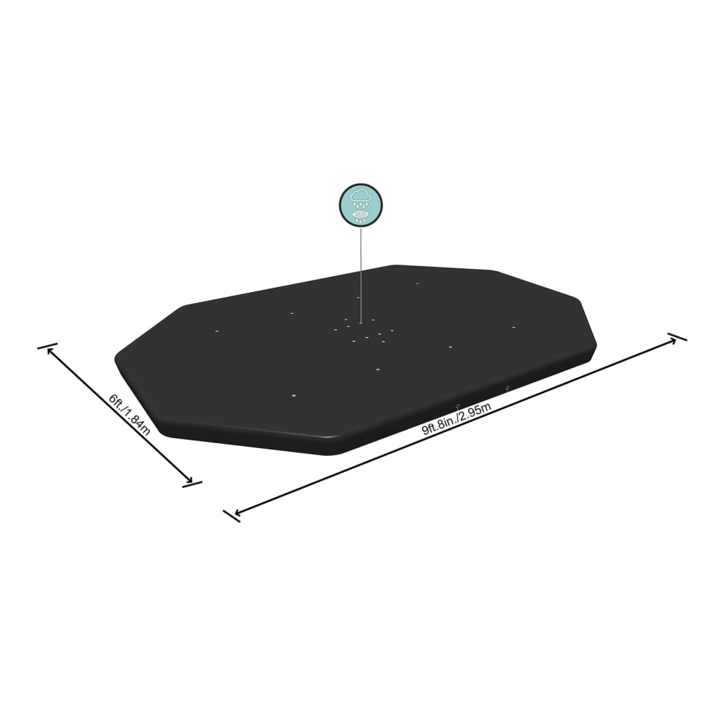Poolabdeckung Flowclear 300x200 cm