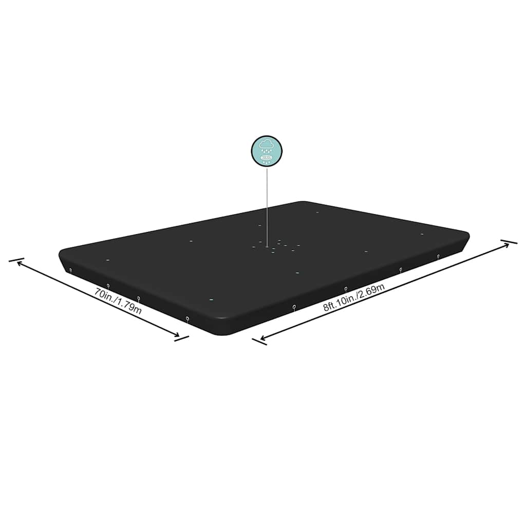 Flowclear Pool-Abdeckplane 269x179 cm