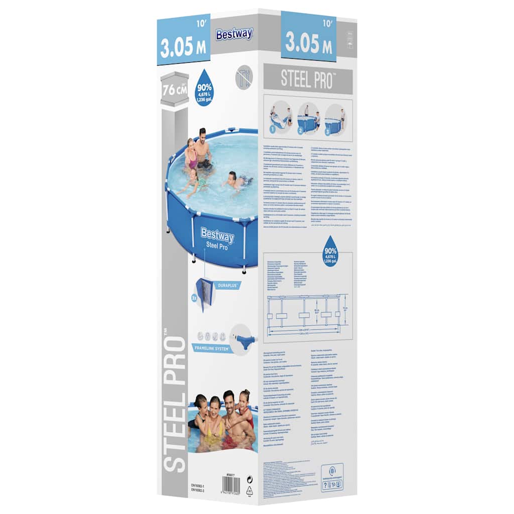 Steel Pro Swimming-Pool 305x76 cm