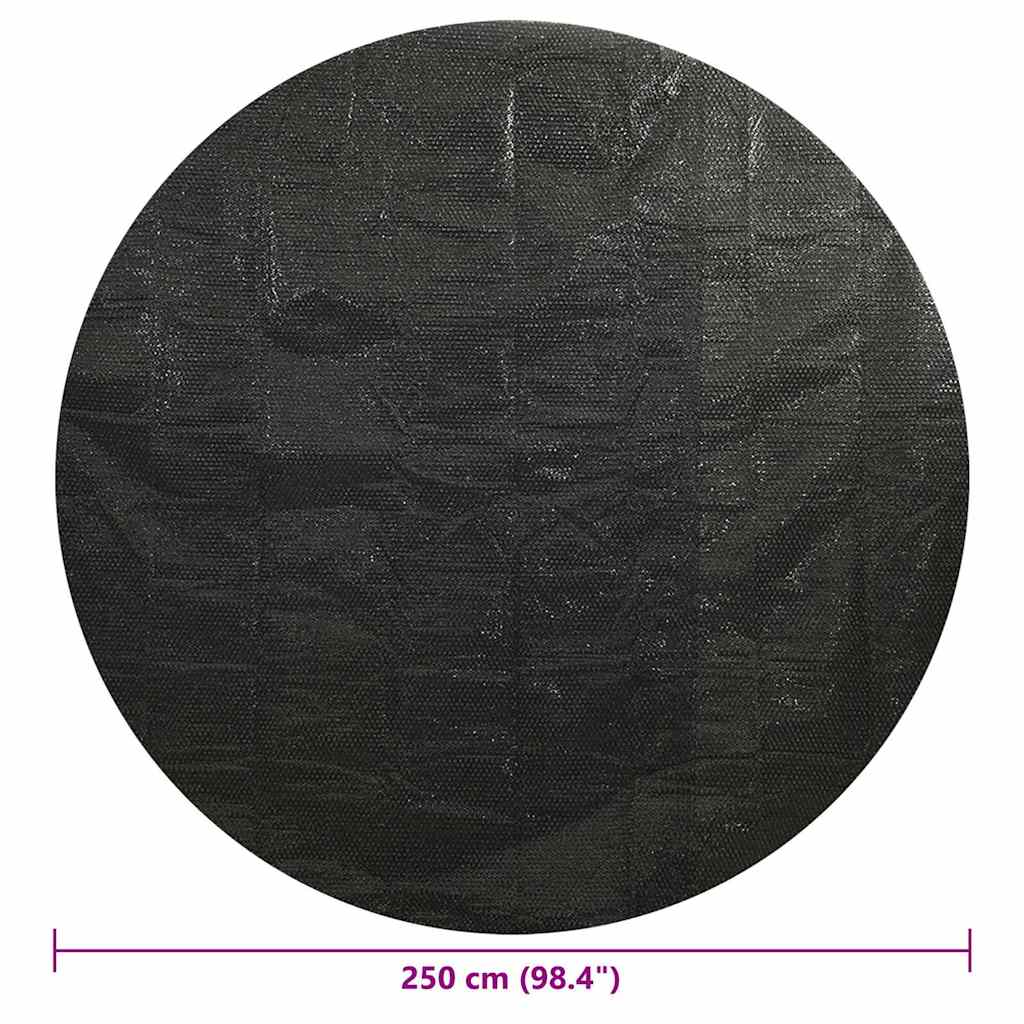 Poolabdeckung Schwarz 250 cm PE