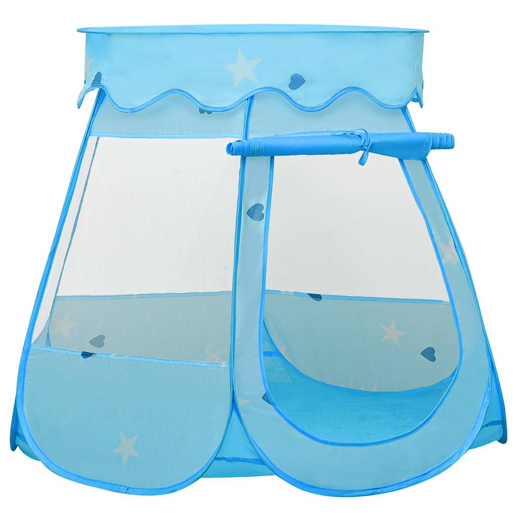 Kinder-Spielzelt mit 250 Bällen Blau 102x102x82 cm