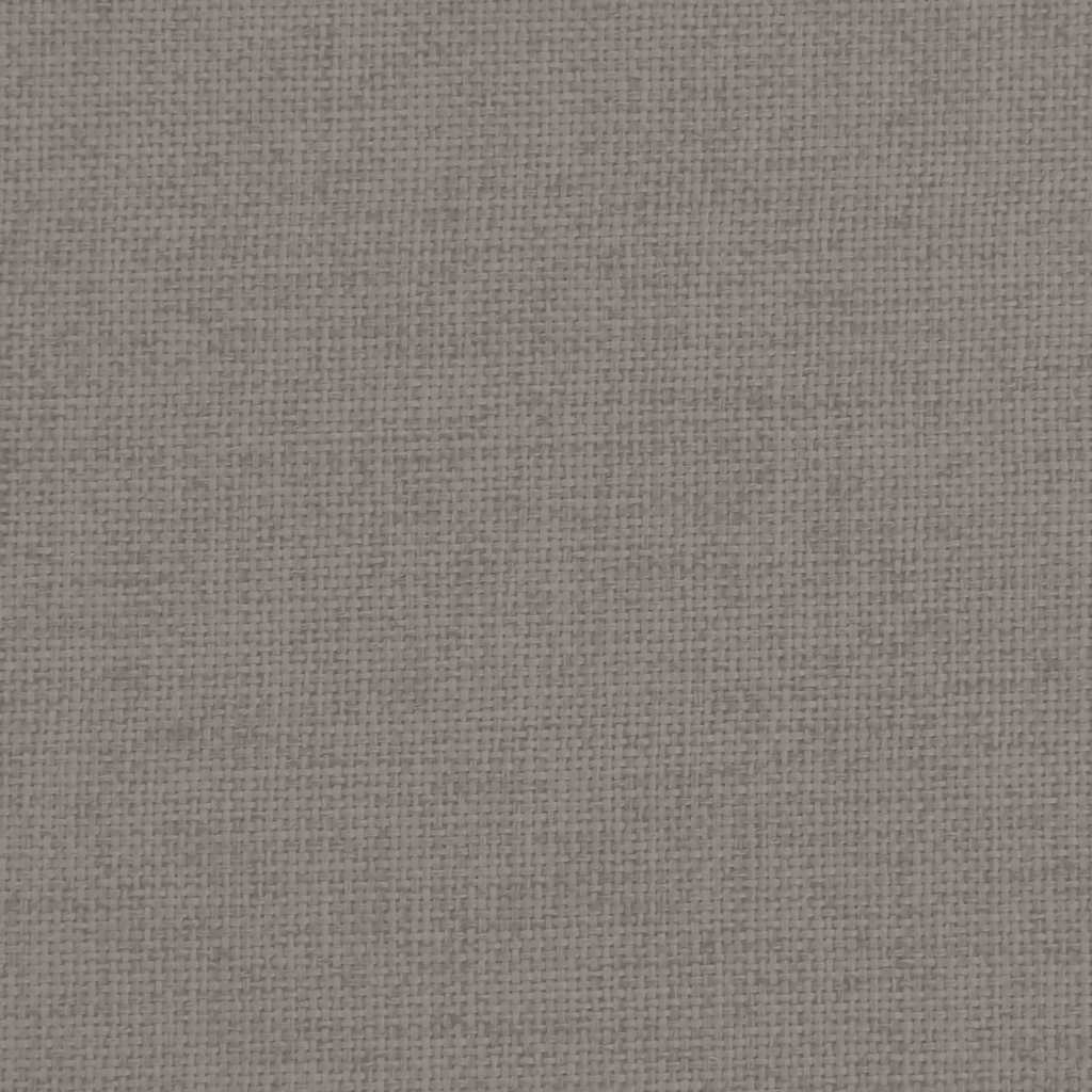 Kindersofa Taupe 90x53x30 cm Stoff