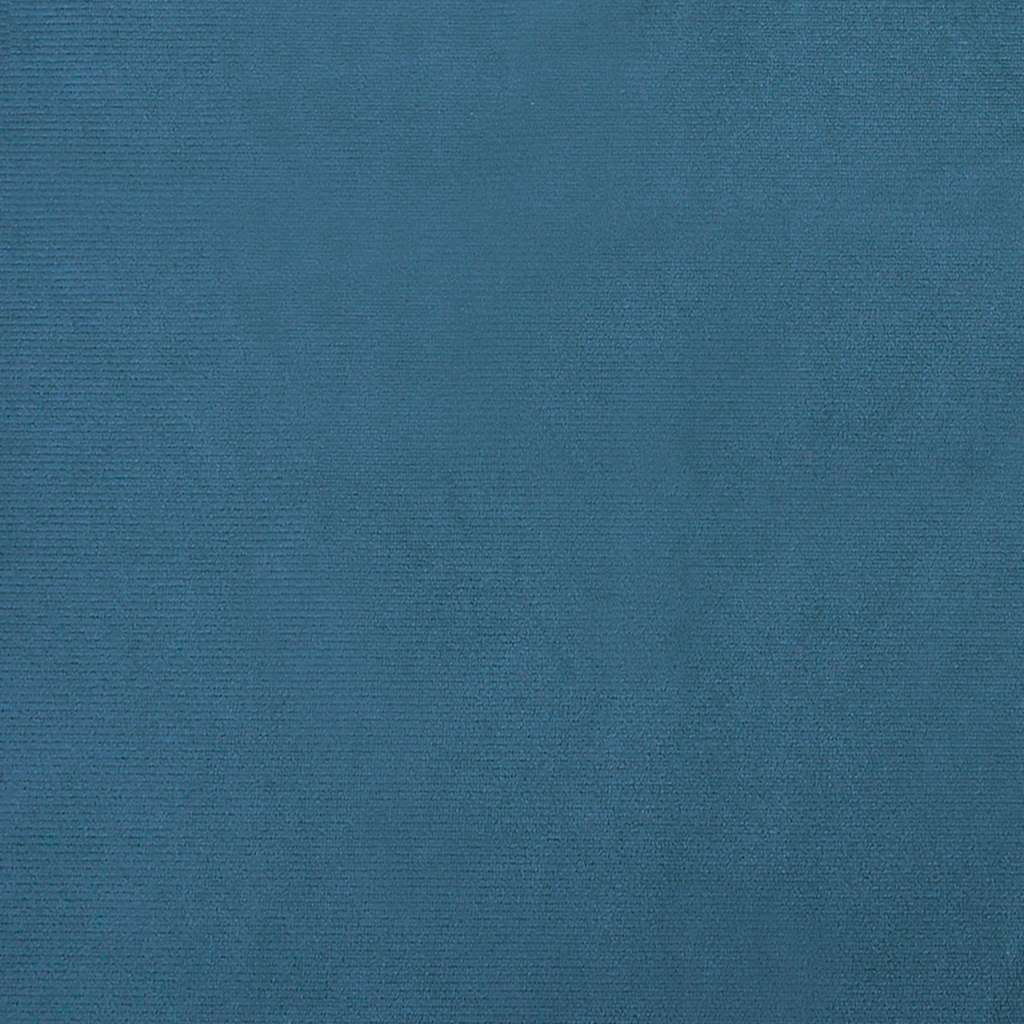 Kindersofa Blau 60x40x30 cm Samt