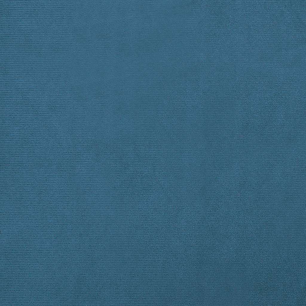 Kindersofa Blau 70x40x24 cm Samt