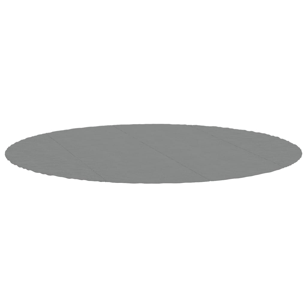 Pool-Bodentuch Hellgrau Ø458 cm Polyester Geotextil