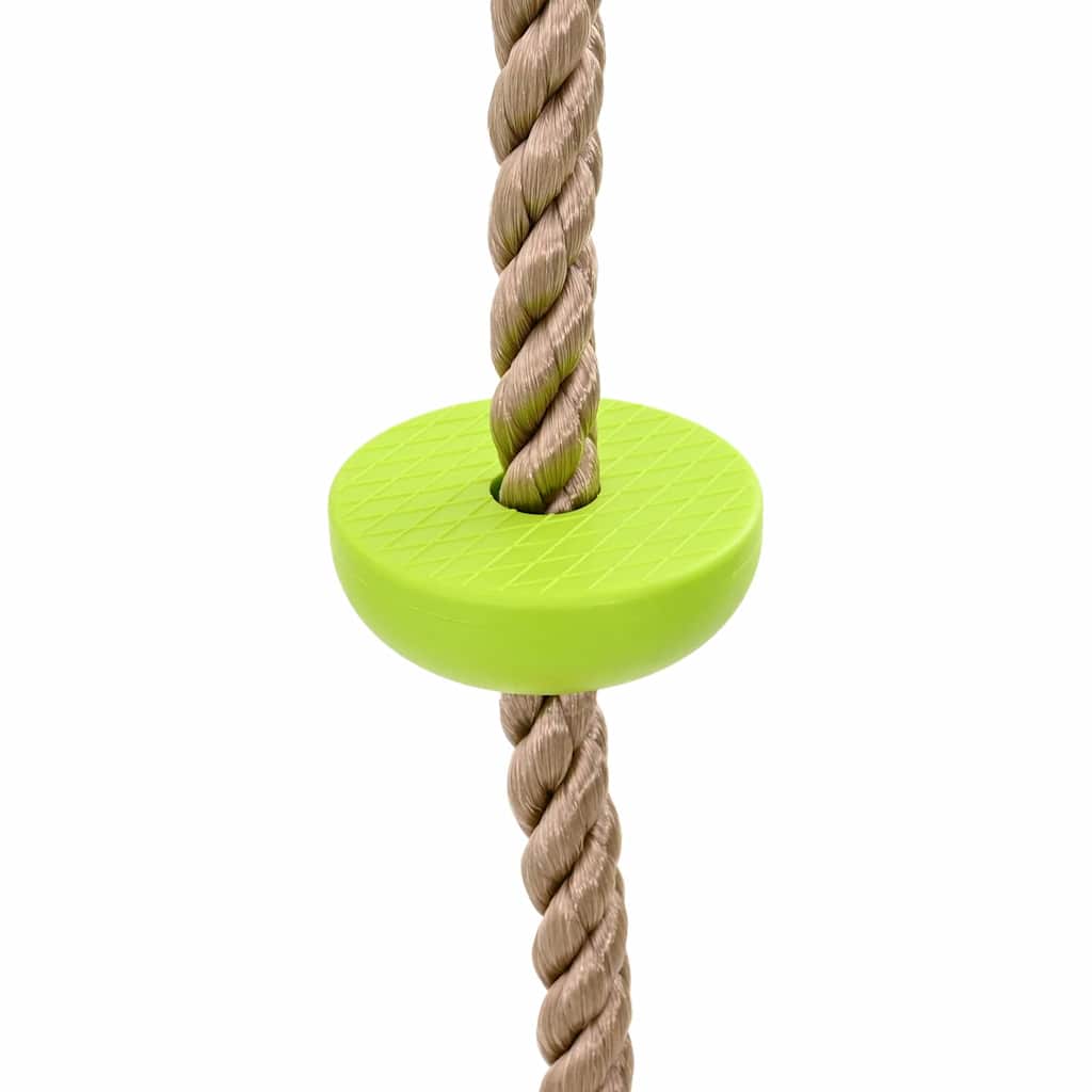 Kletterseil für Kinder mit Scheibensitz und Plattformen 200 cm