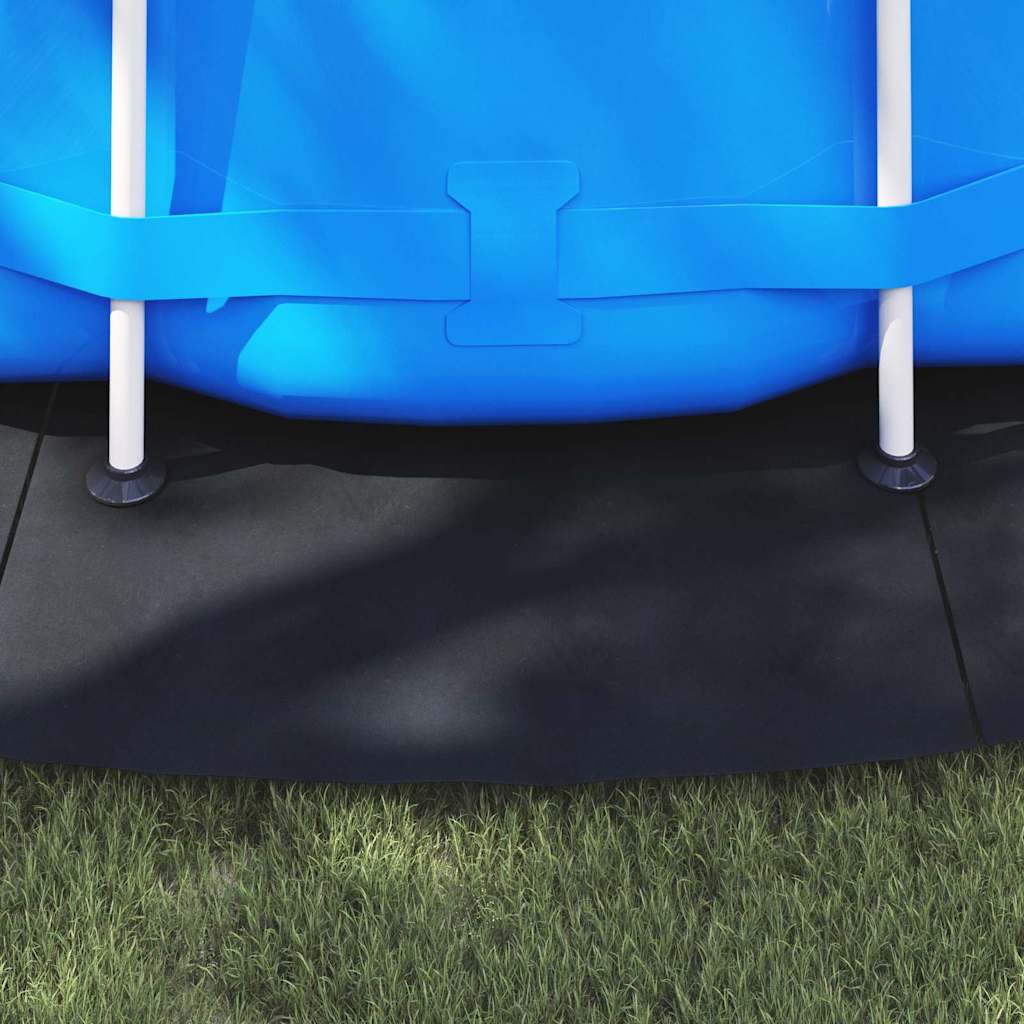 Bodenfolie für Pools Schwarz Ø 550 cm Polyester-Geotextil