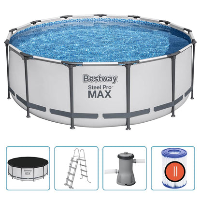 Steel Pro MAX Rund Pool-Set 396x122 cm