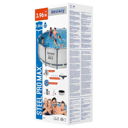 Steel Pro MAX Rund Pool-Set 396x122 cm
