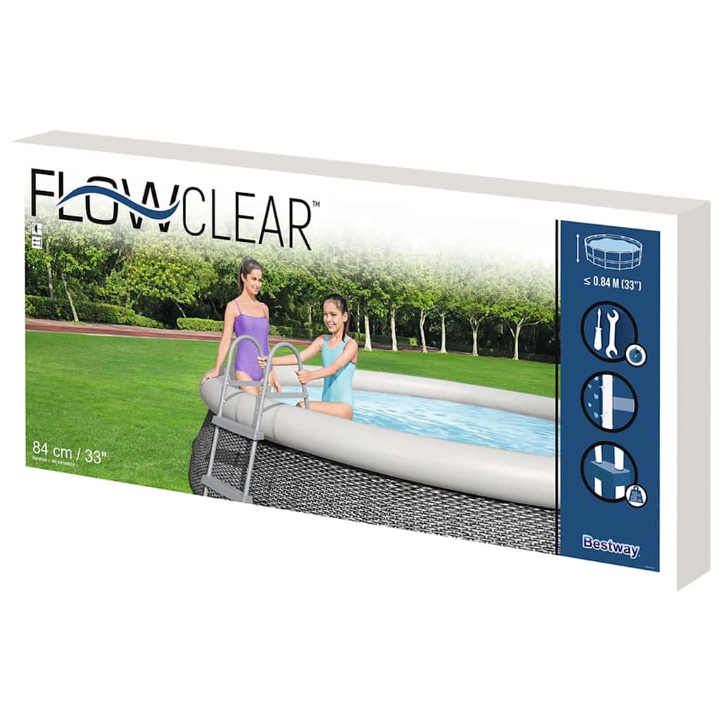 2-stufige Poolleiter Flowclear 84 cm