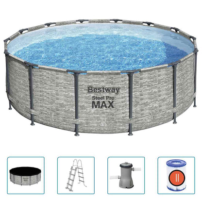 Power Steel Swimming Pool 427x122 cm