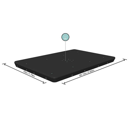 Flowclear Pool-Abdeckplane 269x179 cm
