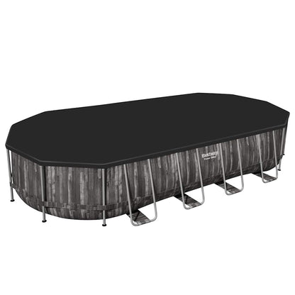 Swimmingpool-Set Oval 7,32x3,66x1,22 m