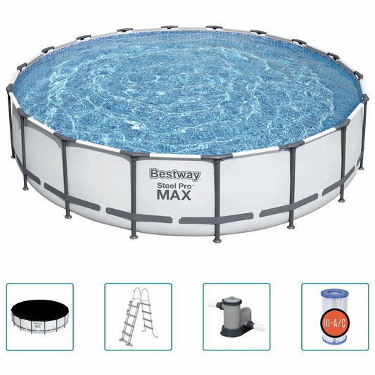Steel Pro MAX Stahlrahmen-Pool-Set 549x122 cm