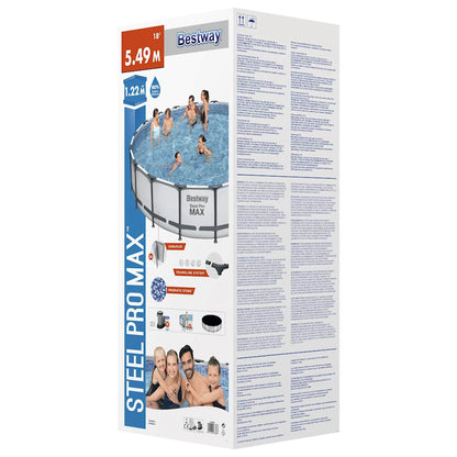Steel Pro MAX Stahlrahmen-Pool-Set 549x122 cm