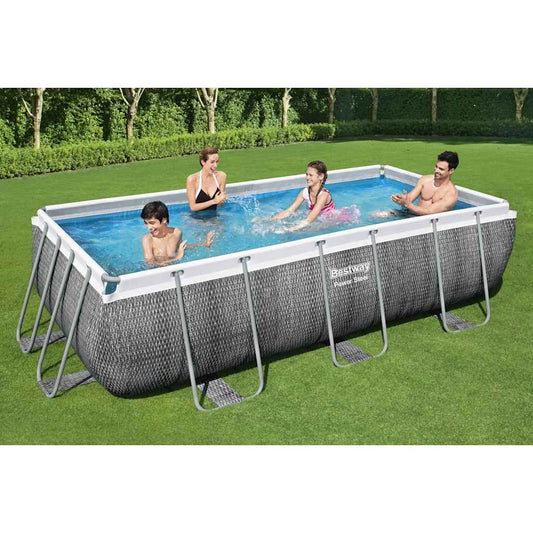 Power Stahlrahmen-Pool Set 404x201x100 cm
