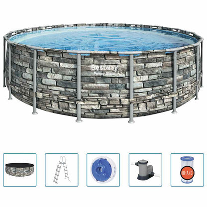 Power Steel Swimming Pool 549x132 cm