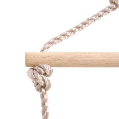 Schaukelsitz mit Strickleiter und Klettersteinen Blau PE