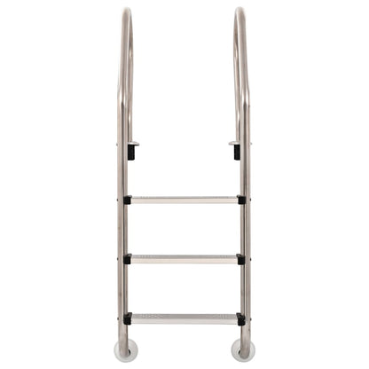 Pool-Leiter 3 Stufen 120 cm Edelstahl 304