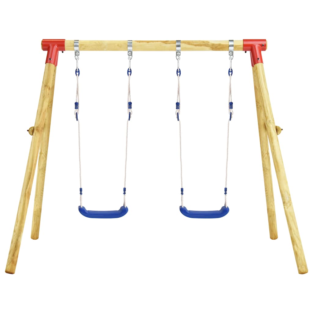 Schaukelgestell 230 x 130 x 166 cm Kiefernholz