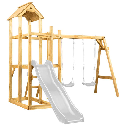 Spielturm 285x120x226,5 cm Kiefernholz Imprägniert