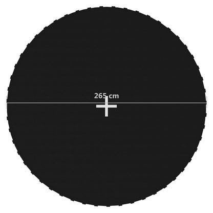 Sprungtuch Schwarz für 3,05 m Runde Trampoline