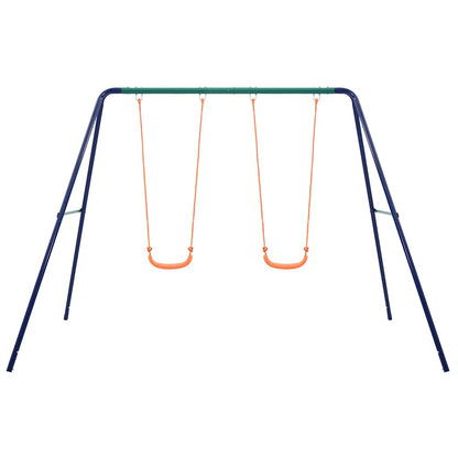 Schaukelset mit 2 Sitzen Stahl