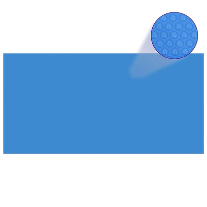 Rechteckige Poolabdeckung 1200x600 cm PE Blau
