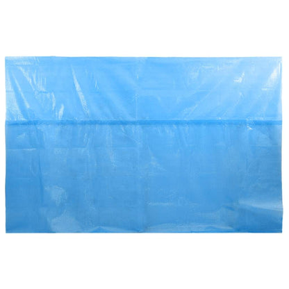 Rechteckige Poolabdeckung 1200x600 cm PE Blau