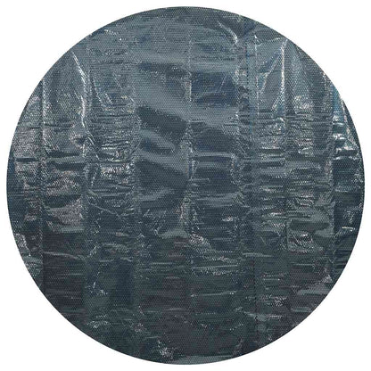 Treibende Pool-Solarplane PE 527 cm Schwarz und Blau