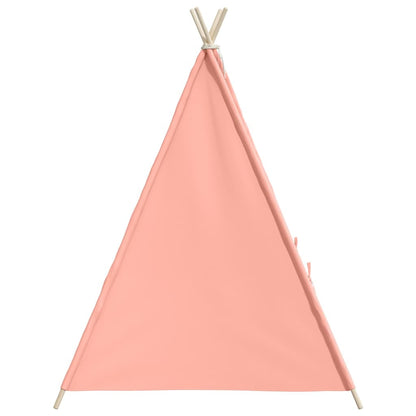 Kinder Tipi-Zelt mit Tasche Pfirsichhaut Rosa 120x120x150 cm