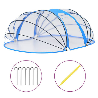 Pool-Kuppel Oval 530x410x210 cm