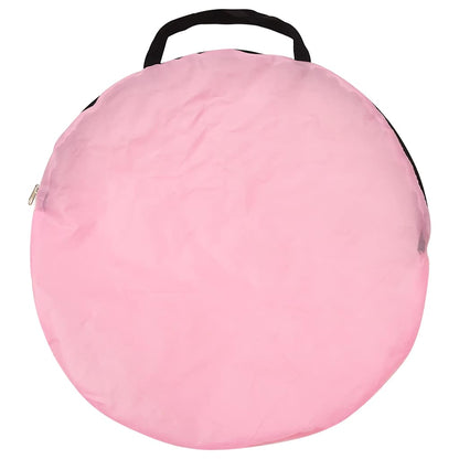Kinder-Spielzelt mit 250 Bällen Rosa 100x100x127 cm