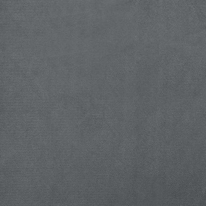 Kindersofa Dunkelgrau 70x40x24 cm Samt