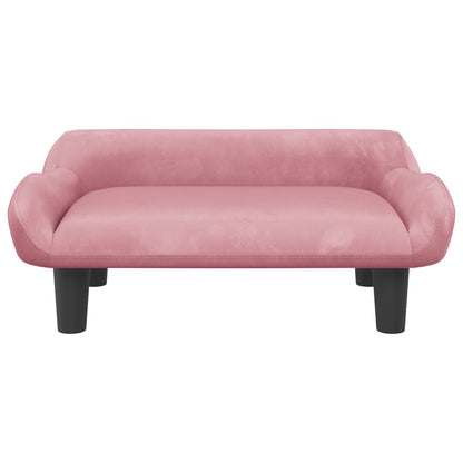 Kindersofa Rosa 70x40x24 cm Samt