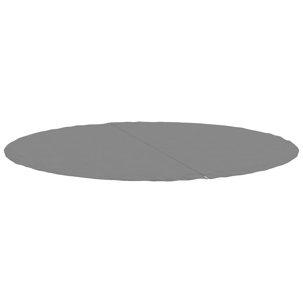 Pool-Bodentuch Hellgrau Ø244 cm Polyester Geotextil