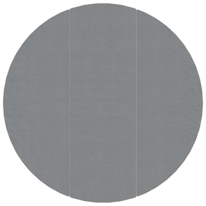 Pool-Bodentuch Hellgrau Ø396 cm Polyester Geotextil