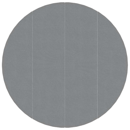 Pool-Bodentuch Hellgrau Ø428 cm Polyester Geotextil