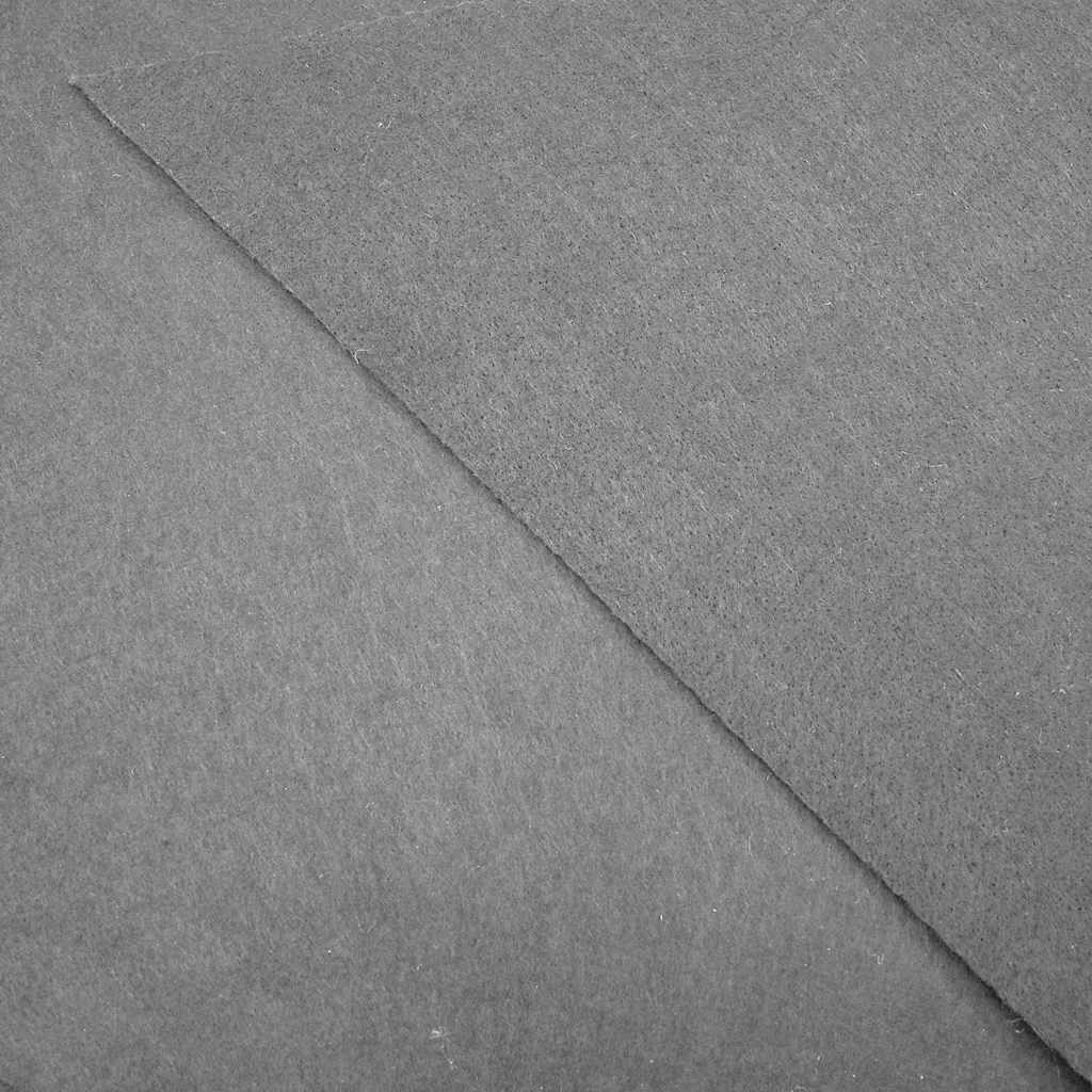 Pool-Bodentuch Hellgrau Ø396 cm Polyester Geotextil