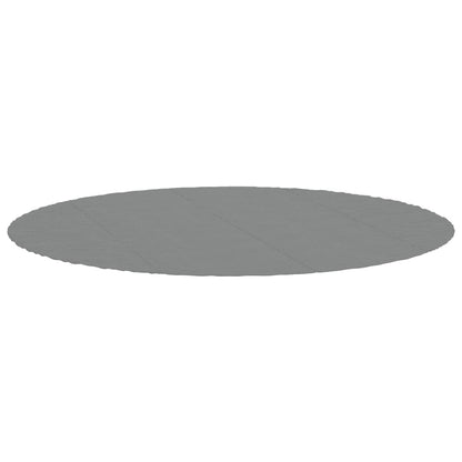 Pool-Bodentuch Hellgrau Ø458 cm Polyester Geotextil