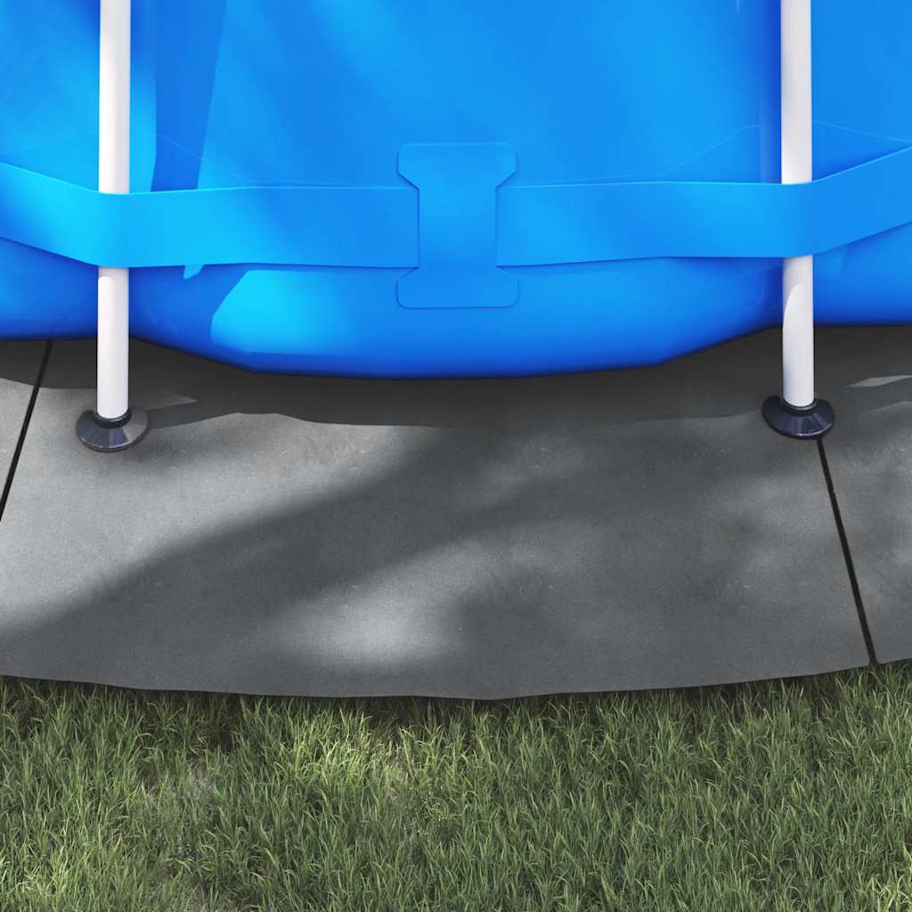 Pool-Bodentuch Hellgrau Ø550 cm Polyester Geotextil