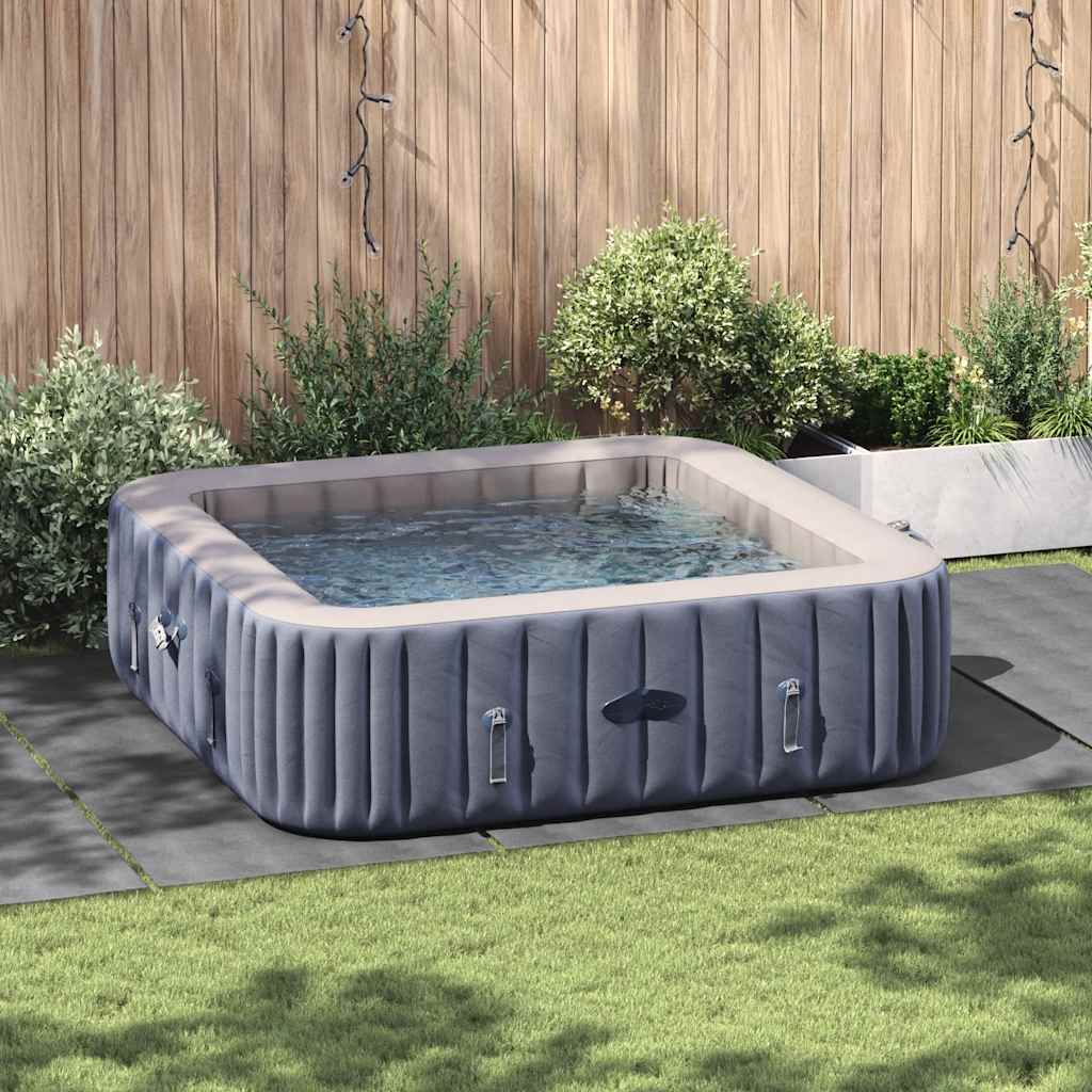 Pool-Bodentuch Hellgrau 550x280 cm Polyester Geotextil