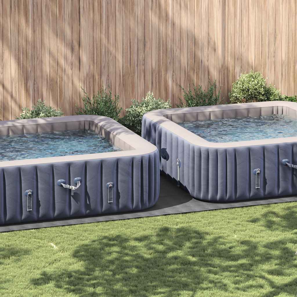 Pool-Bodentuch Hellgrau 820x420 cm Polyester Geotextil