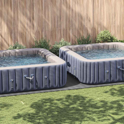 Pool-Bodentuch Hellgrau 820x420 cm Polyester Geotextil