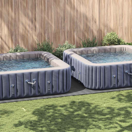 Pool-Bodentuch Hellgrau 820x420 cm Polyester Geotextil